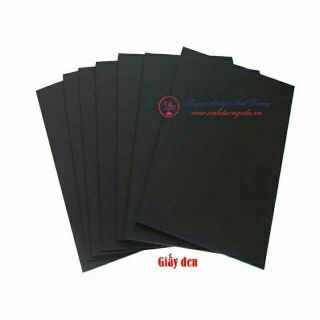 30TỜ GIẤY ĐEN, GIẤY VẼ MỸ THUẬT MÀU ĐEN