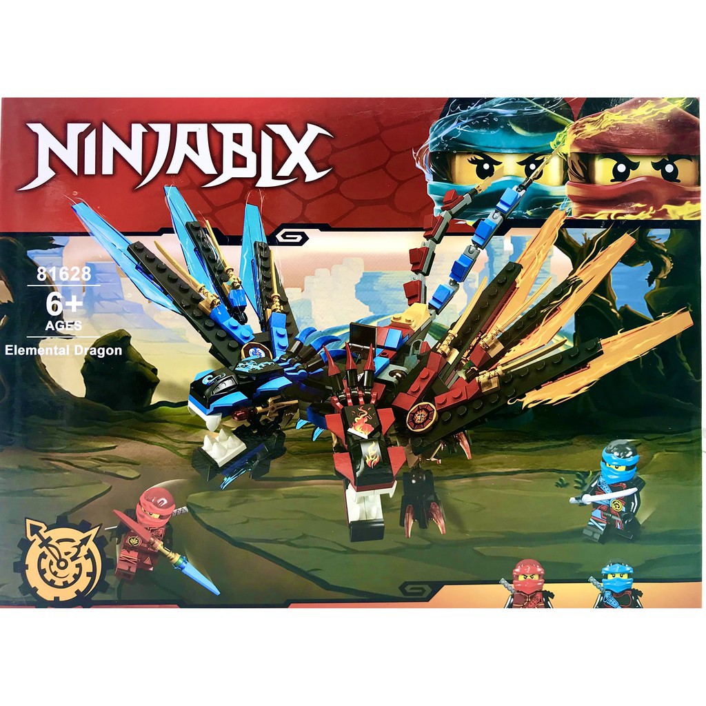 [Khai trương giảm giá] NINJAGO_Lego Ninja Cưỡi Rồng Hai Đầu Chiến Đấu (426 mảnh)