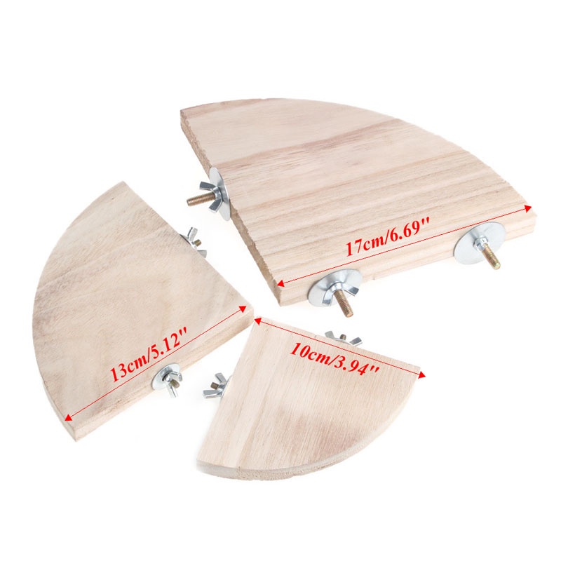 Giá Đỡ Đứng Bằng Gỗ Độc Đáo Trang Trí Lồng Chim Vẹt/ Hamster