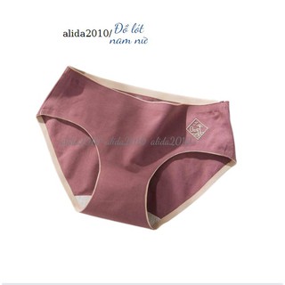 Quần lót nữ 02 cotton quần chip nữ ép không đường may, kháng khuẩn thấm hút mồ hôi
