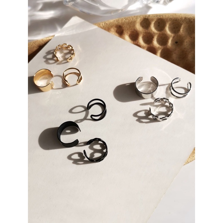 Set 3 hoa tai cá tính cho nữ