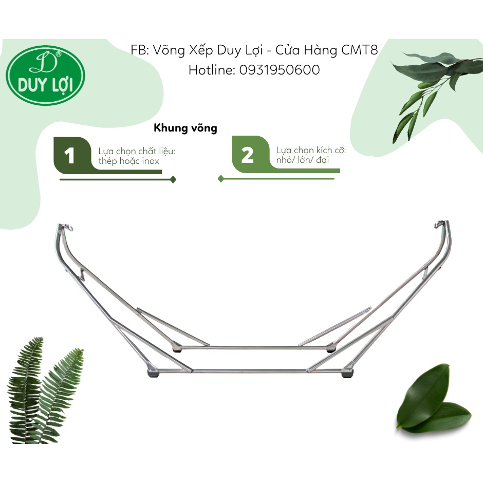 ☾KHUNG VÕNG XẾP DUY LỢI KIỂU QUÁ SƯỚNG THÉP