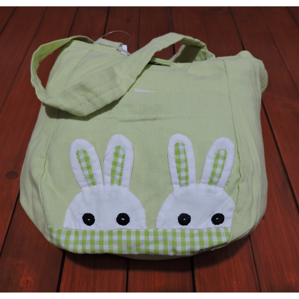 Túi Vải Cotton 2 Lớp Đựng Đồ Cho Bé Hand Embroidery Bag