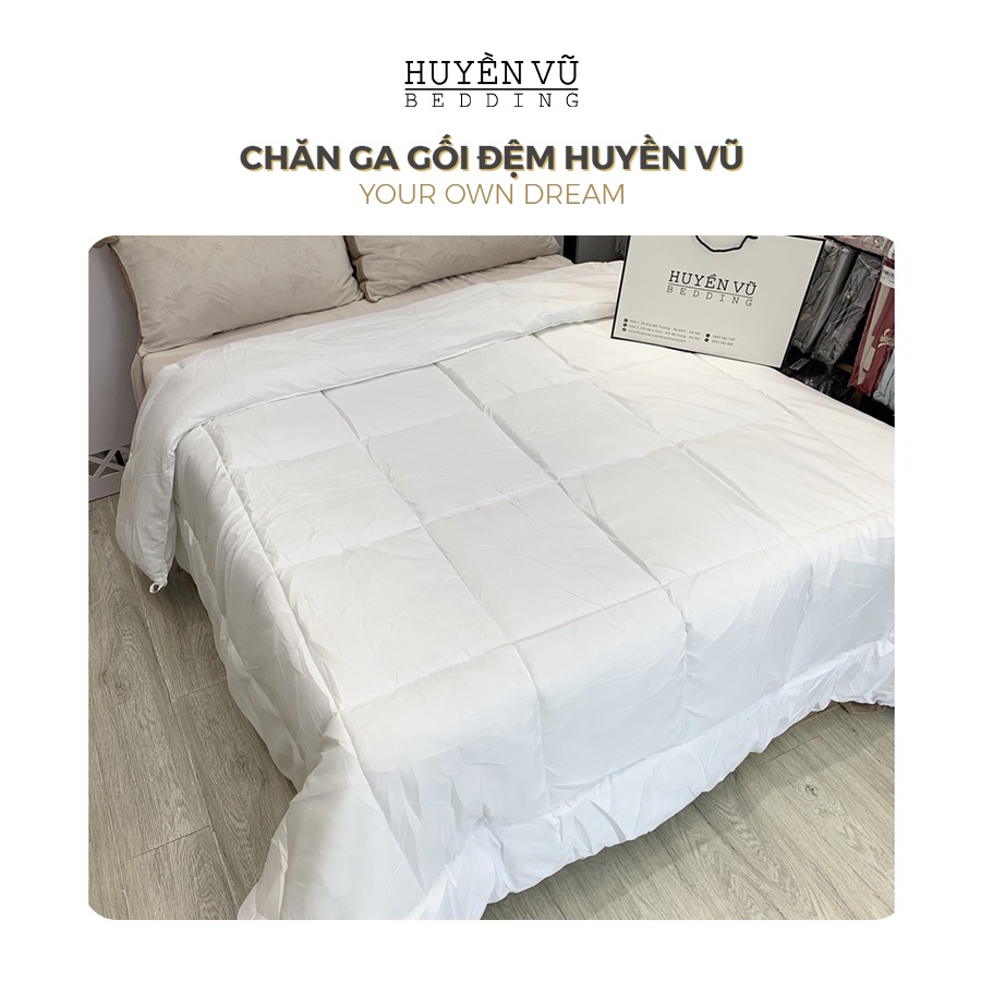 RUỘT CHĂN THU TRƠN TRẮNG - CHĂN GA GỐI ĐỆM HUYỀN VŨ