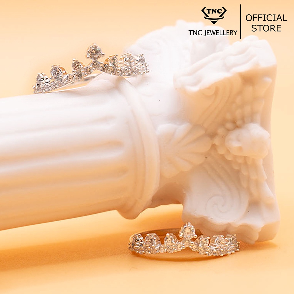 Nhẫn Bạc Nữ Vương Miện Công Chúa Princess-Trang Sức TNC JEWELLERY
