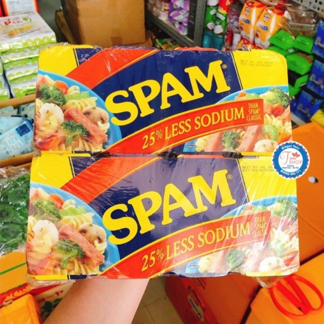 Thịt hộp Spam ít mặn - Mỹ