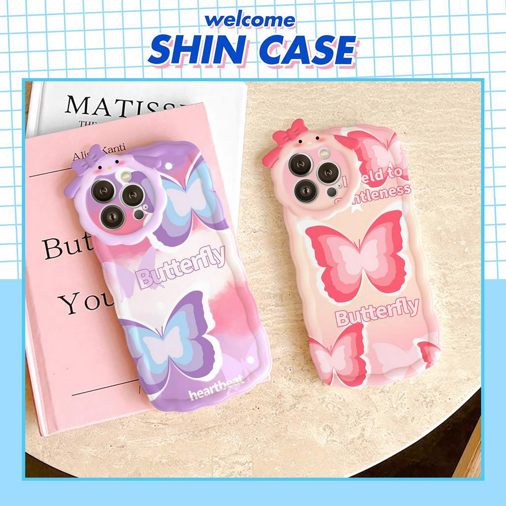 Ốp lưng iphone nơ lượn sóng Butterfly 6/6plus/6s/6splus/7/7plus/8/8plus/x/xs/11/12/13/14/pro/max/promax/plus/shin/case
