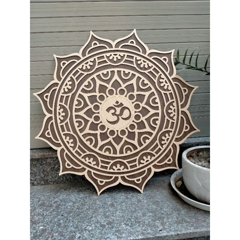 (Mẫu Mới) Decor Hoa Mandala Treo Tường Trang Trí Phòng Thiền , Yoga ...