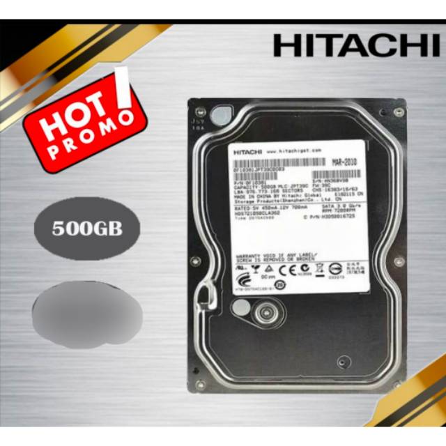 Ổ Cứng Hdd / Hitachi 500gb / 7200rpm / 1 Th