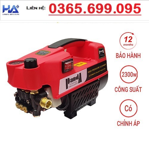 Máy rửa xe Panda PD-568, Có chỉnh áp, Công suất 2000W, Bảo hành 12 tháng - Hàng Sẵn