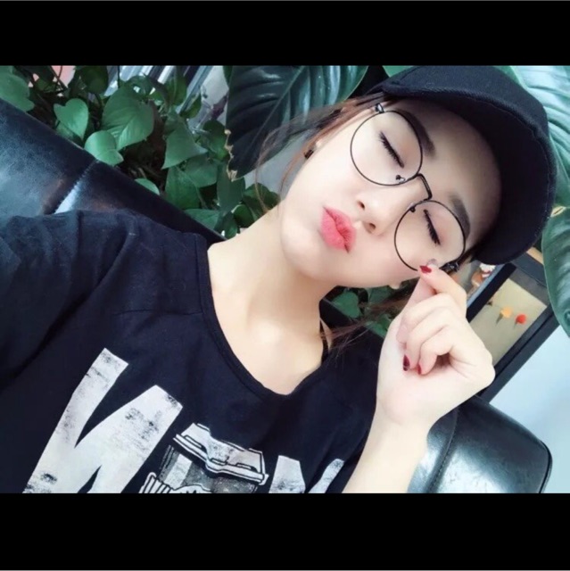 Gọng kính vintage ngọc trai nhân tạo chất