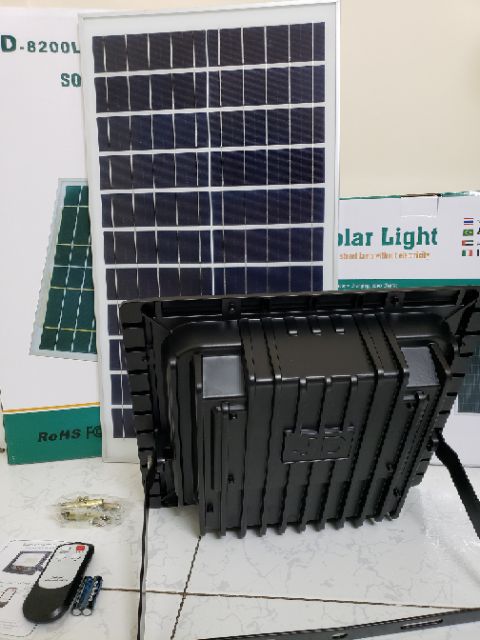 ĐÈN PHA LED NĂNG LƯỢNG MẶT TRỜI JINDIAN 200W JD-8200L
