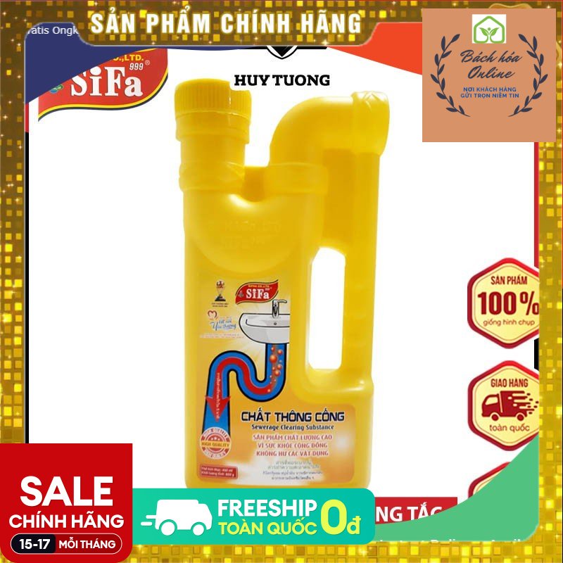 Chất thông tắc Cống và Cầu chống hôi Siêu nhanh siêu mạnh 5 phút 425g cao cấp - Lep Store