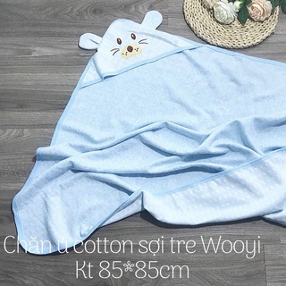 Chăn ủ cotton cho bé hình thú