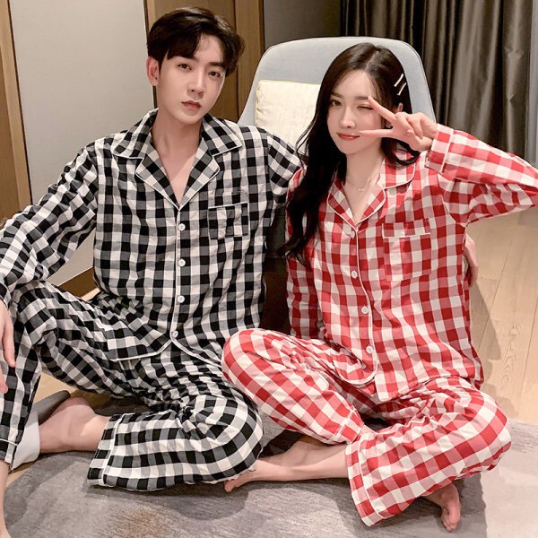 Đồ ngủ mặc couple nam nữ - Bộ pijama chất vải siêu mát dành cho các cặp đôi