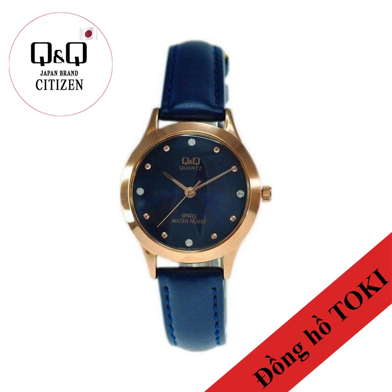 Đồng hồ CITIZEN Q&amp;Q nữ QZ05J102Y vàng hồng đính đá