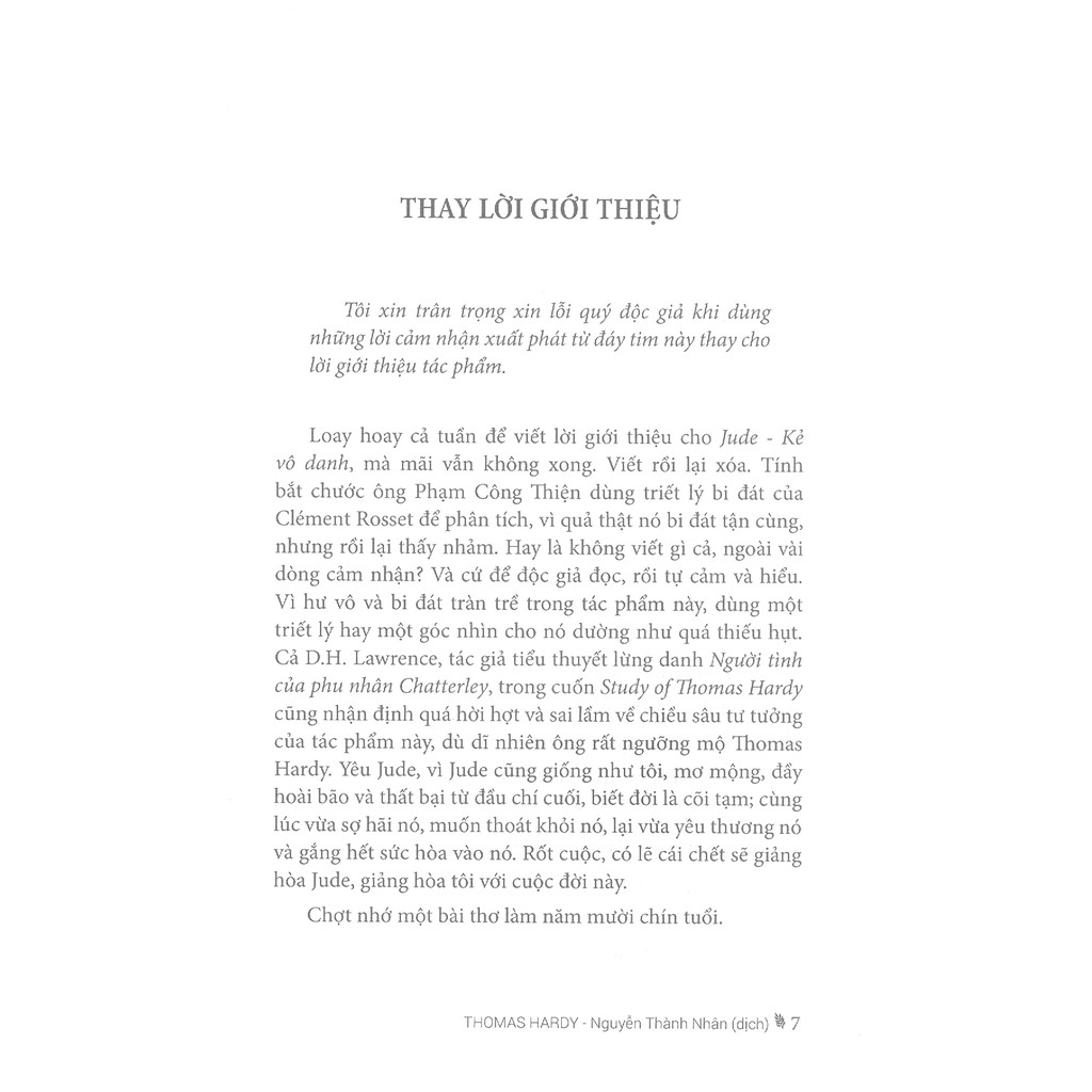Sách - Jude Kẻ Vô Danh