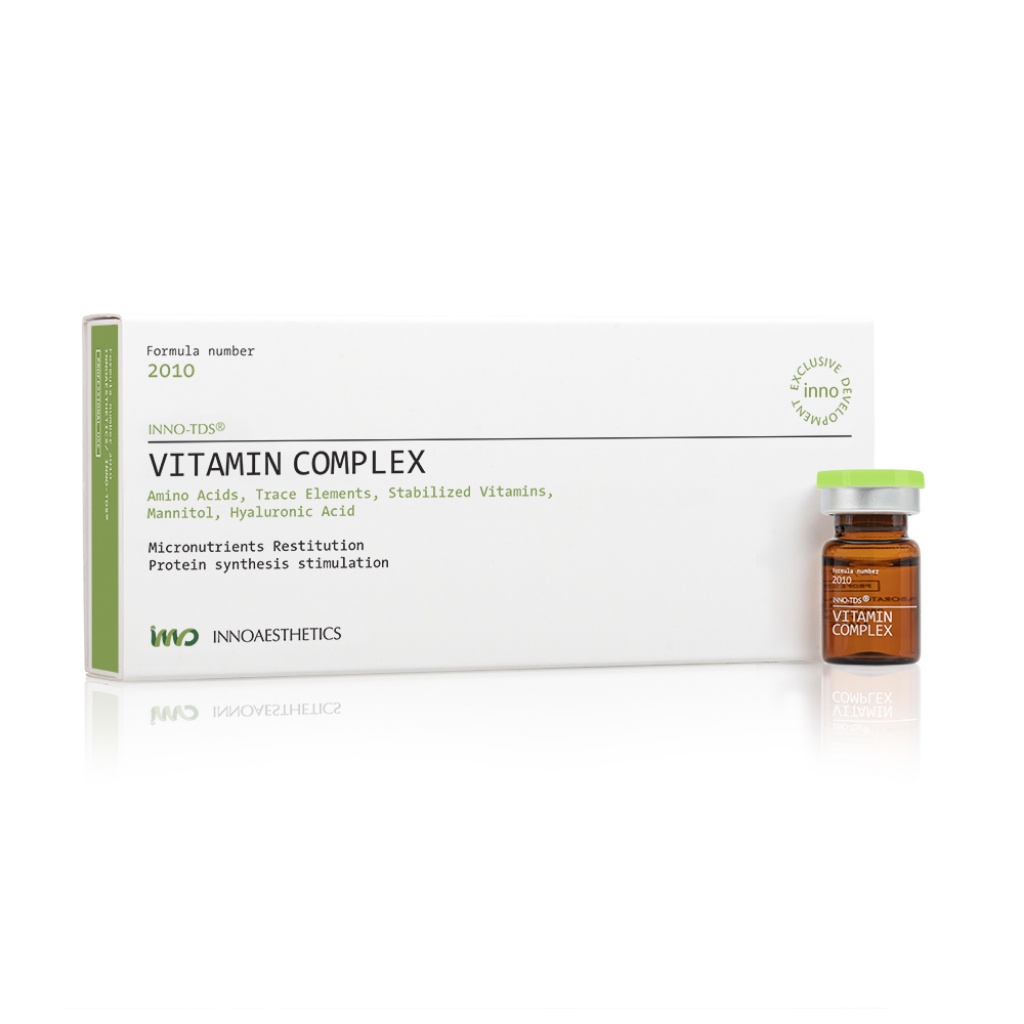 HÀNG CÔNG TY - Hoạt Chất Dinh Dưỡng Chống Lão Hoá Innoaesthetics INNO-TDS VITAMIN COMPLEX Căng Bóng Trắng Hồng Da 4x5ml