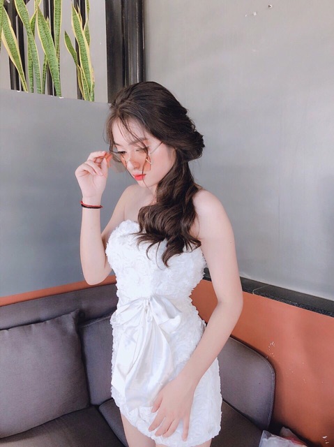 _ẢNH THẬT SHOP CHỤP_ĐẦM HOA HỒNG THIẾT KẾ