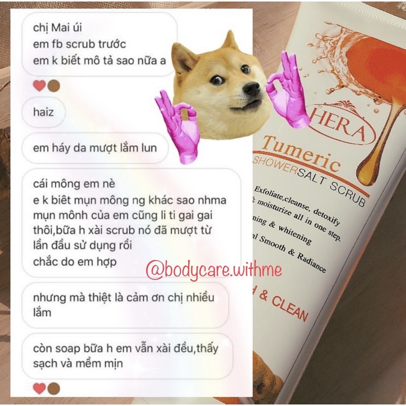 Muối Tấy Tế Bào Chết Nghệ Tây Dưỡng Da Cơ Thể Mịn Màng Hera Scrub | BigBuy360 - bigbuy360.vn