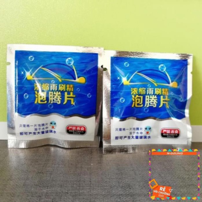COMBO 50 Viên Sủi Rửa Kính xe hơi - Viên Pha Nước Rửa Kính Xe - rửa cho sạch Vết Bẩn Trên vật dụng - MILOZA