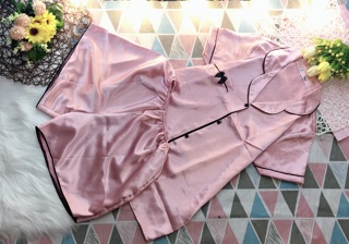 [BIGSIZE 60-75KG] BỘ LỤA NƠ NGẮN FROM DƯỚI 75KG