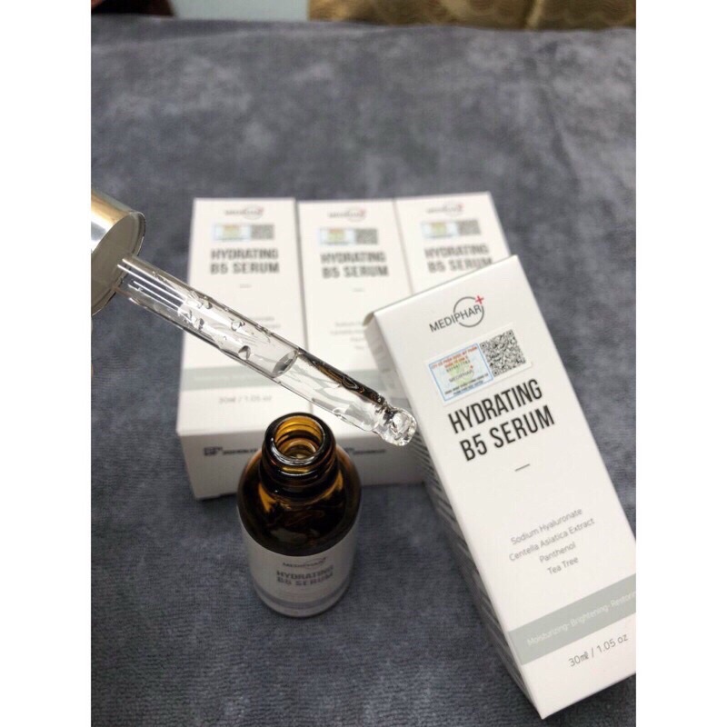(hàng nhập khẩu) Mediphar Hydrating b5 serum phục hồi da,cấp ẩm sáng da 30ml