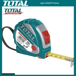 Total - 5mx25mm thước kéo thép nền vàng - tmt126052