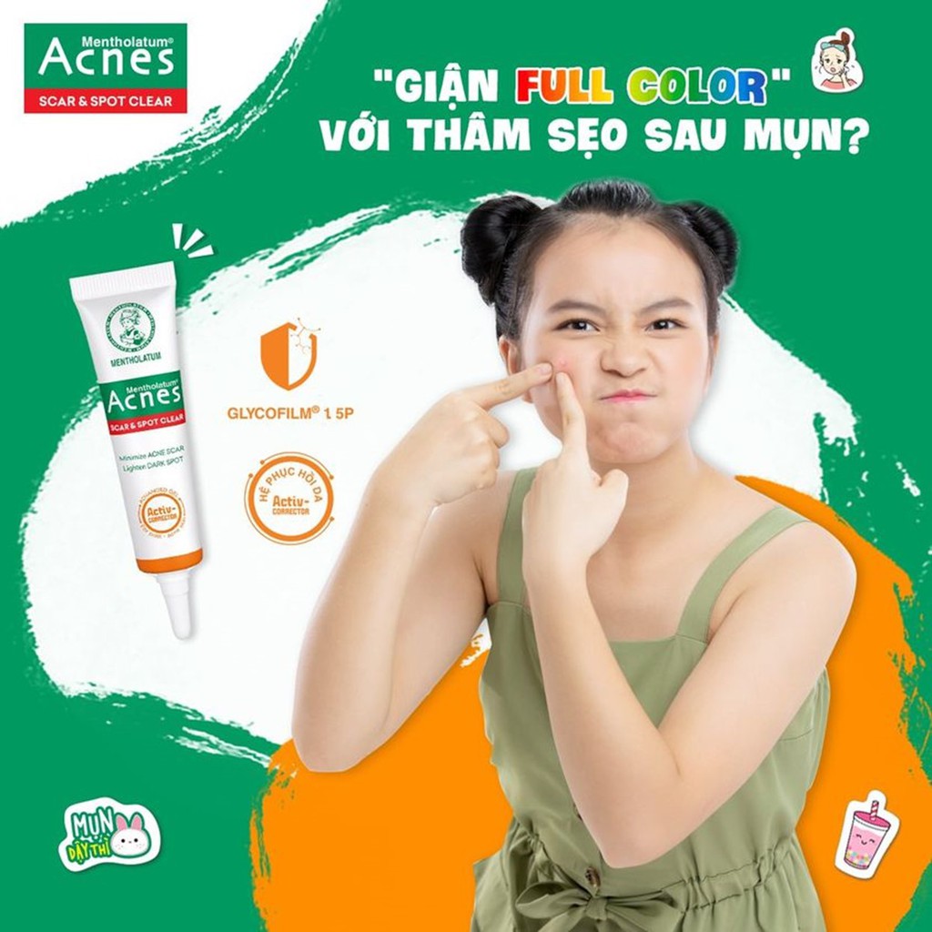 Gel chuyên biệt sáng thâm mờ sẹo Acnes Scar Spot Clear 10g