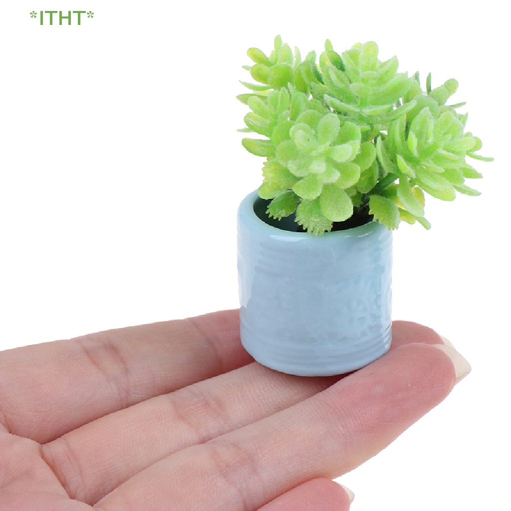 Mô Hình Bình Hoa Giả Bằng Gốm Dùng Trang Trí Nhà Búp Bê Mới