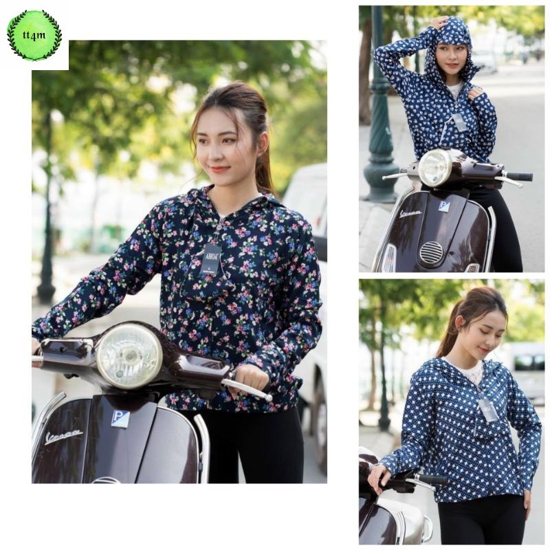 Áo Chống Nắng Vải Lanh Hàng 2 Lớp AHOA Siêu Mát Không Co Rút