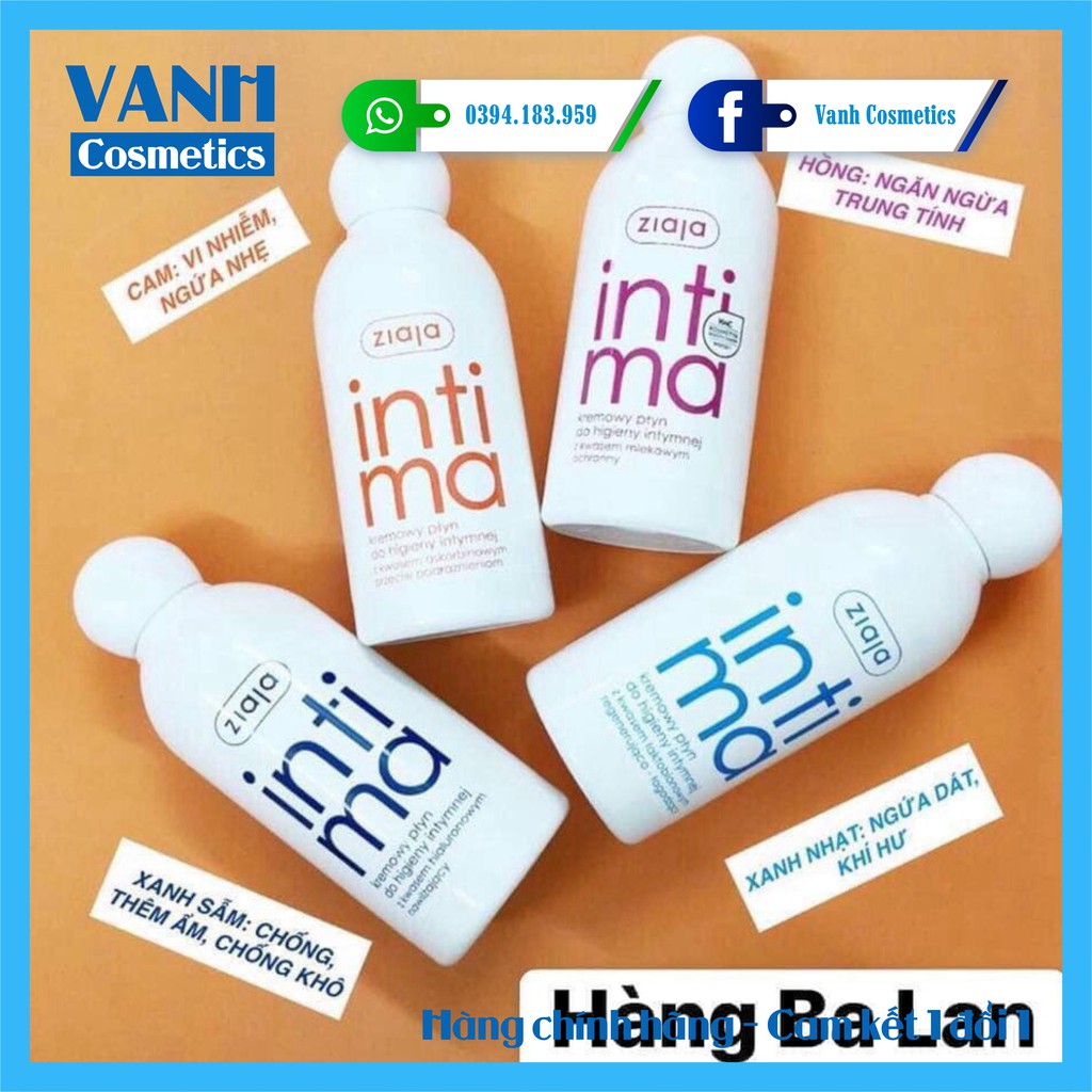 Dung dịch vệ sinh Intima Ziaja 200ml - Vanh Cosmetics