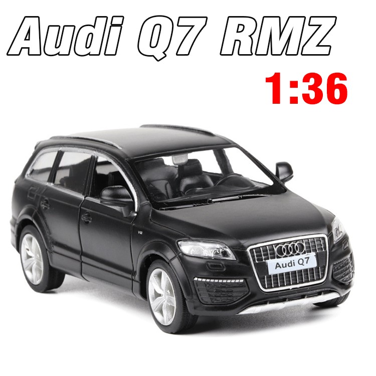 Xe mô hình ô tô RMZ Audi Q7 xe bằng sắt mở được cửa chạy cót tỉ lệ 1:36