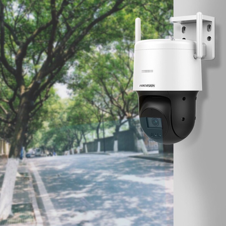 Camera IP WIFI Ngoài Trời  4MP Speed Dome HIKVISION DS-2DE2C400IW-DE/W Q21 Mini 2K Siêu Nét Chính Hãng BH 24Th