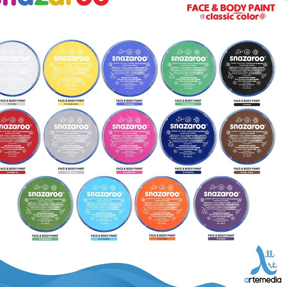 Kết thúc tháng hai⚡ Sơn cơ thể Snazaroo 18ml màu sắc cổ điển | BigBuy360 - bigbuy360.vn