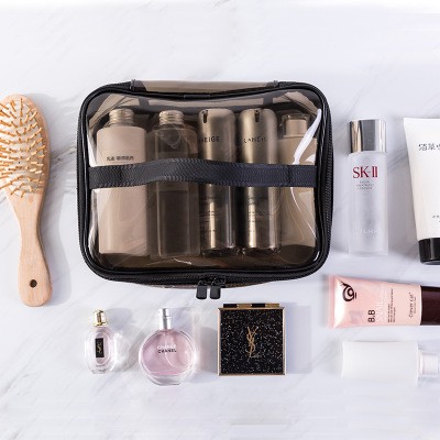 Túi đựng mỹ phẩm TPU trong suốt sức chứa lớn dùng đi du lịch