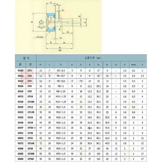 Vòng bi cam (Vòng bi tỳ) CF6 (KR16)