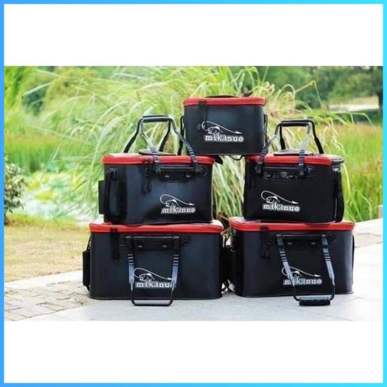 thùng đựng cá bền đẹp có quai xách và quai đeo