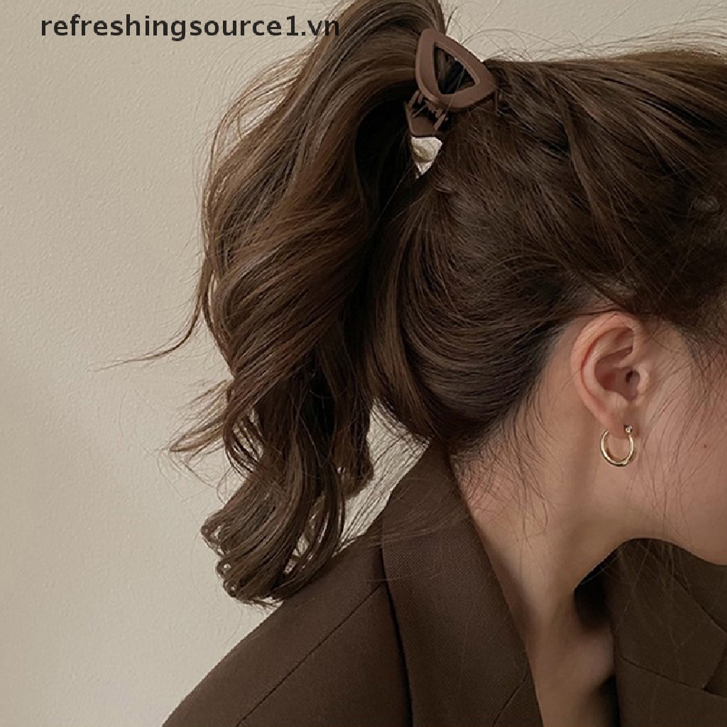 Kẹp Tóc Nhỏ Hình Tam Giác Kẹp Tóc Đuôi Ngựa Cao Cấp {refreshingsource1.vn}