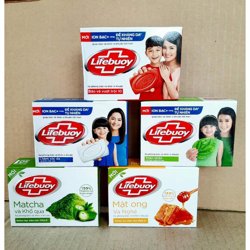 Xà Bông LIFEBUOY 90G Đủ màu BVVT (đỏ) , chăm sóc da (xanh ), thiên nhiên, matcha khổ qua , nghệ và mật ong | BigBuy360 - bigbuy360.vn