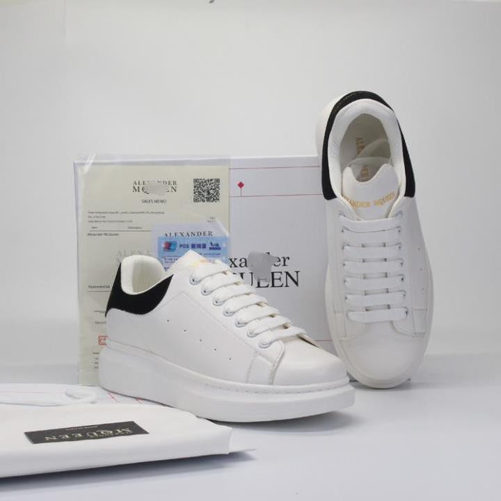 [FREE SHIP-HÀNG QUẢNG CHÂU]  Giày thể thao sneaker MCQ gót nhung đen full box. Rio