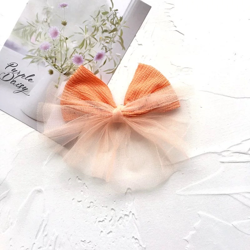 Kẹp tóc công chúa hình nơ xoè to cho bé gái, kẹp tóc mỏ vịt cho trẻ em