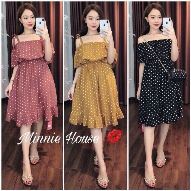 Đầm chấm bi