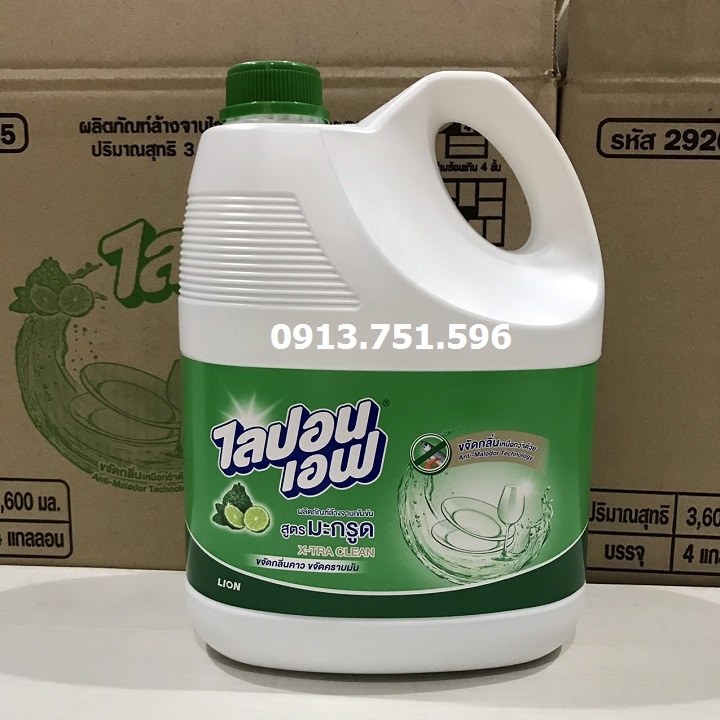 Nước Rửa Chén Lion 3.600ml Thái Lan