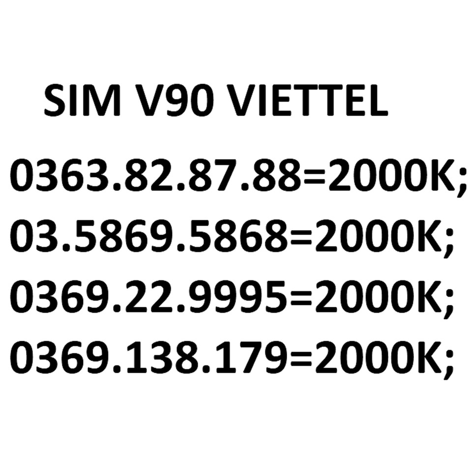 Sim đẹp 10 số viettel V90 ZX525