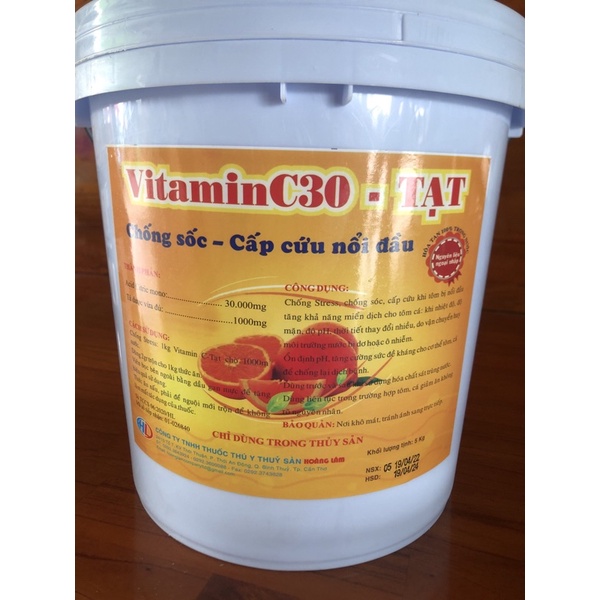 🦞🦀 VitaminC35 tạt - chống sốc, cấp cứu tôm nổi đầu