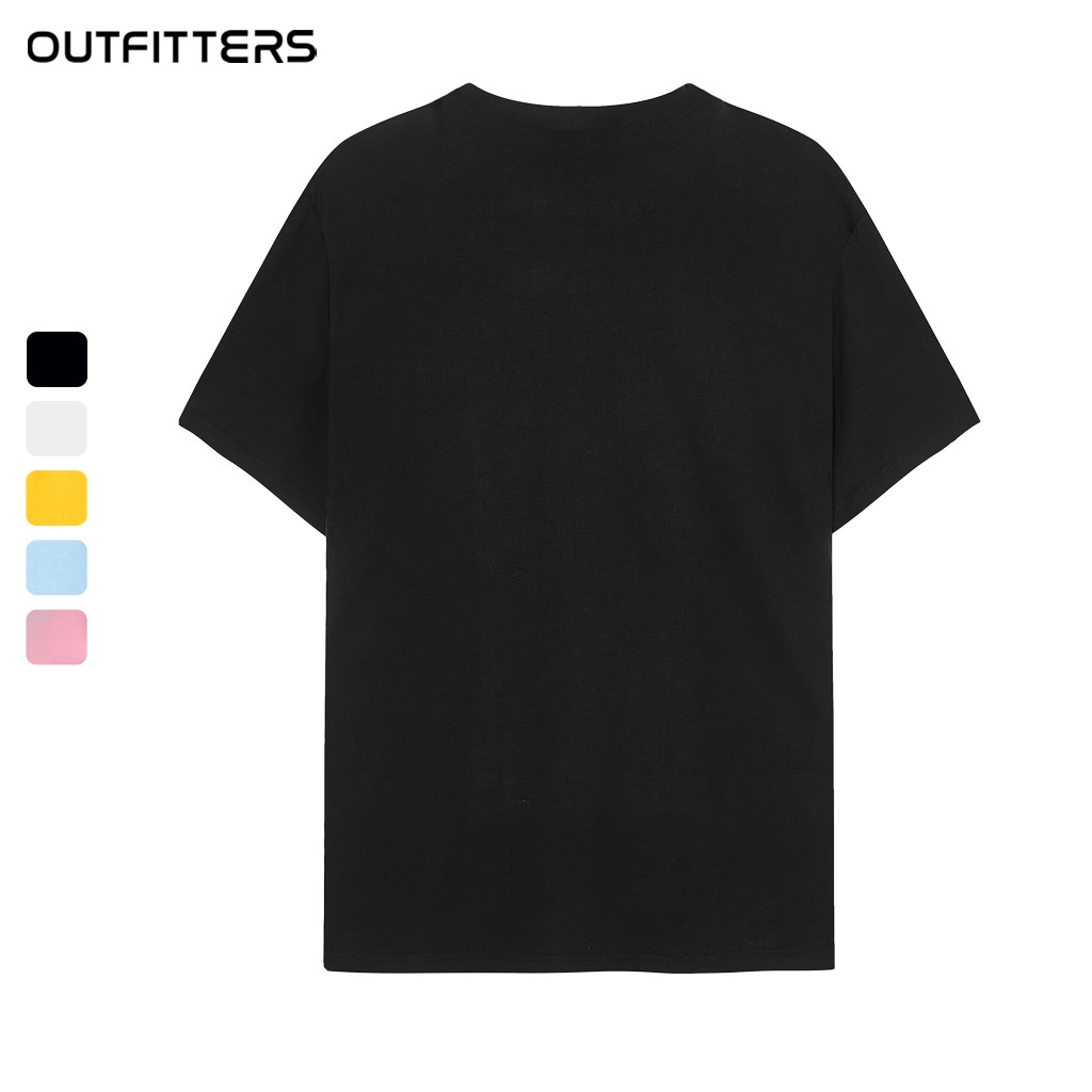 Áo Thun Tay Ngắn Nam Nữ  Outfitters In Chữ ATR02 Form Suông 100 Cotton 4 Chiều Local Brand