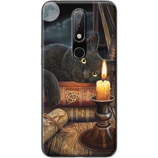 Ốp lưng Nokia 5.1 Plus, 6.1 Plus in hình Mèo ánh nến
