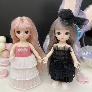 Bộ Quần Áo Búp Bê Barbie 8 Điểm 17cm Dễ Thương