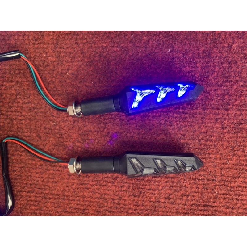 {FREE SHIP}  Đèn led xi nhan chạy 1 mặt và 2 mặt - Đủ màu sắc - Dễ dàng lắp cho mọi loại xe